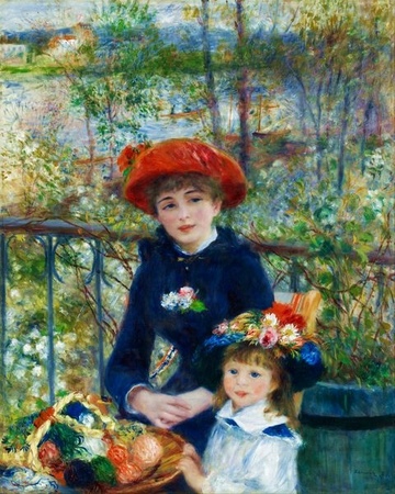 Auguste Renoir - Dwie Siostry, na tarasie (The Two Sisters,On the Terrace) (1)