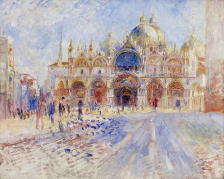 Auguste Renoir - The Piazza San Marco, Wenecja (1)
