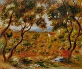 Auguste Renoir - Les Vignes à Cagnes (1)