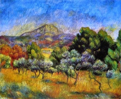 Auguste Renoir - Góra Sainte Victoire (Montagne Sainte Victoire) (1)