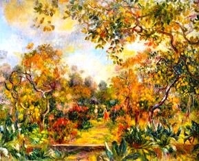 Auguste Renoir - Krajobraz w Beaulieu (Paysage à Beaulieu) (1)