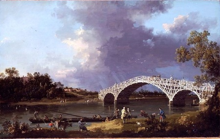 Canaletto - Widok na Walton Most (A View of Walton Bridge) (1)