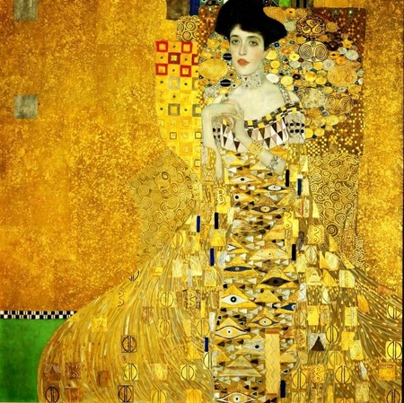 Gustav Klimt - Portret Adeli Bloch-Bauer I (Złota Adela) (1)