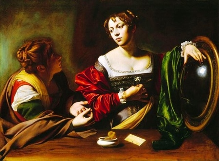 Caravaggio - Marta i Maria Magdalena (1)
