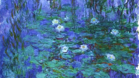 Claude Monet - Blue Water Lilies  (1)