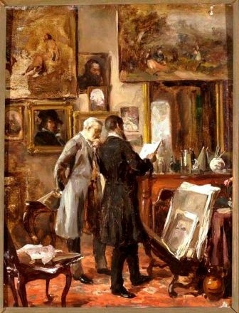A.Gierymski - W pracowni malarza (1)