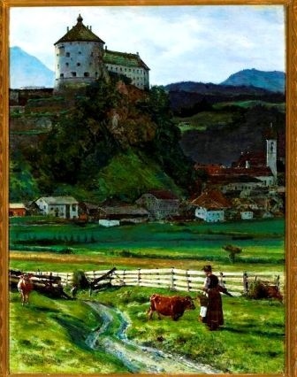 A.Gierymski - Widok okolic zamku Kufstein (1)