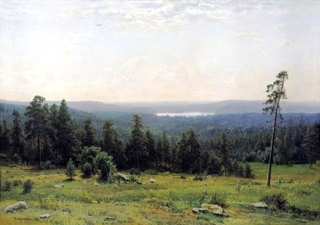 Ivan Shishkin - Leśny krajobraz (1)