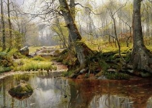 Peter Monsted - Staw w lesie (1)