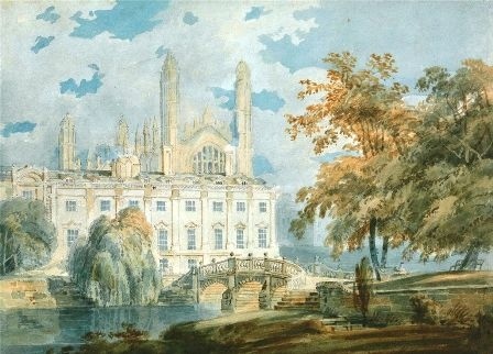 W. Turner - Cambridge, z brzegiem rzeki (1)