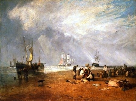W. Turner - Rybny rynek na plaży w Hastings (1)