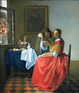 J. Vermeer - Dama i dwóch panów (1)
