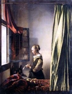 J. Vermeer - Dziewczyna czytająca list (1)