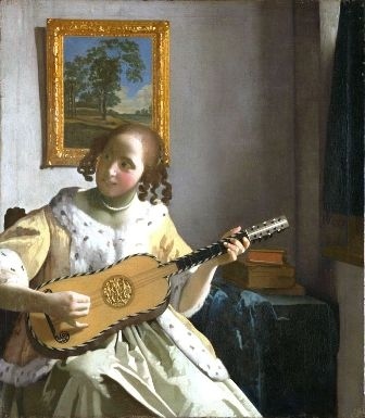 J. Vermeer - Dziewczyna grająca na gitarze (1)