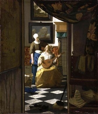 J. Vermeer - List miłosny (1)