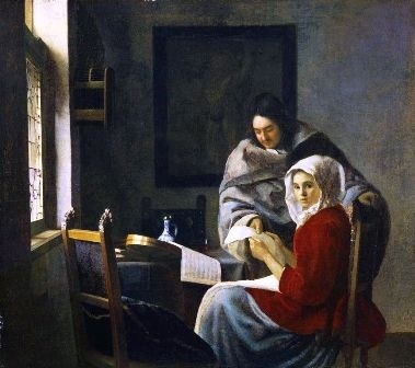 J. Vermeer - Przerwana lekcja muzyki (1)
