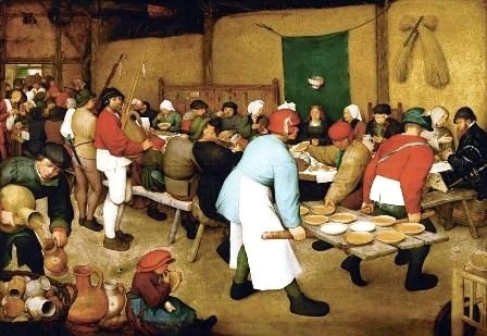 P. Bruegel - Chłopskie wesele (1)