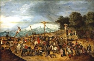 Pieter Bruegel - Ukrzyżowanie (1)