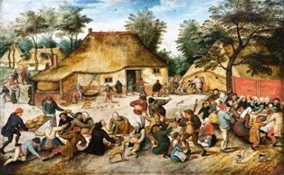 Pieter Bruegel - Chłopskie wesele (1)