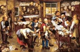 Pieter Bruegel - Biuro podatkowe (1)