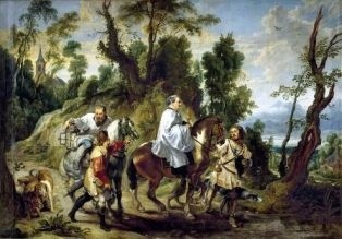 P. Rubens - Poświęcenie Rodolfa I Habsburg (1)