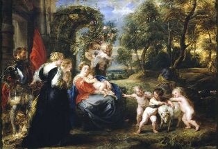 P. Rubens - Odpoczynek w czasie ucieczki do Egiptu (1)