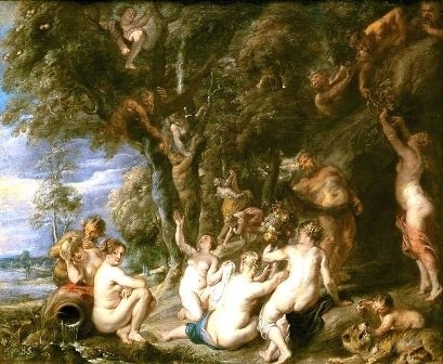 P. Rubens - Nimfy i satyry (1)