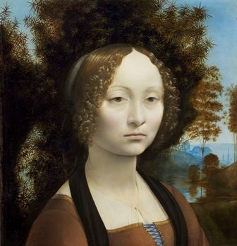 Leonardo da Vinci - Portret Ginevry Benci (1)