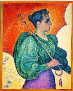 Paul Signac - Kobieta z parasolką (1)