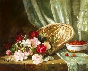 Abbott Fuller Graves - Róże i maliny (1)