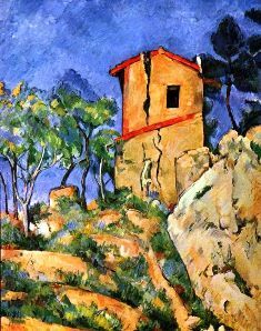 Paul Cézanne - Dom z popękanymi ścianami (1)