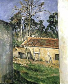 Paul Cézanne - Podwórze gospodarskie (1)