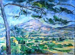 Paul Cézanne - Góra Sainte-Victoire z wielką sosną (1)