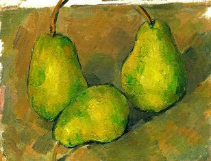 Paul Cézanne - Trzy Gruszki (1)