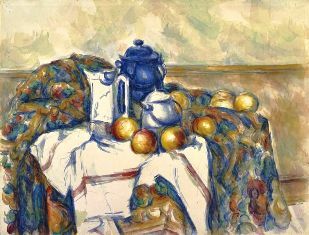 Paul Cézanne - Martwa natura z niebieskim garnkiem (1)