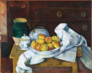 Paul Cézanne - Martwa natura z komodą (1)