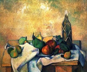Paul Cézanne - Butelka rumu (1)