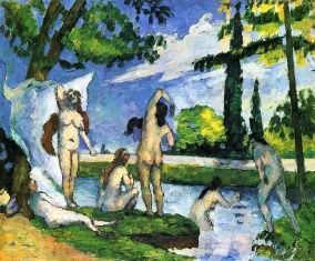 Paul Cézanne - Kąpiące (1)