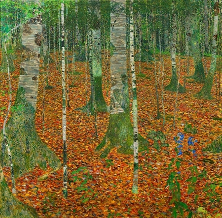 Gustav Klimt - Las brzozowy  (1)
