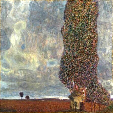Gustav Klimt - Zbliża się burza (Duża Topola II) (1)