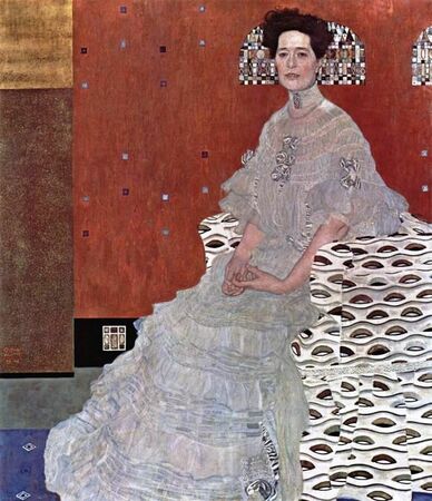 Gustav Klimt - Portret: Fritza Riedler (1)