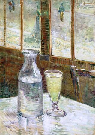Vincent van Gogh - Absynt na stole w kawiarni (1)