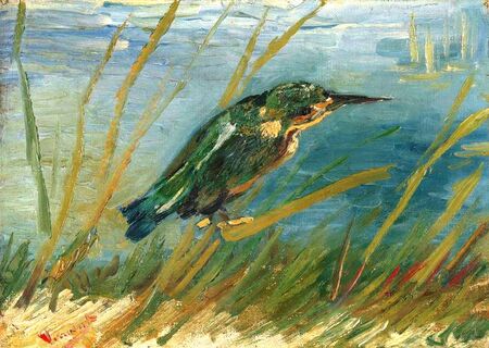 Vincent van Gogh - Zimorodek nad wodą (1)