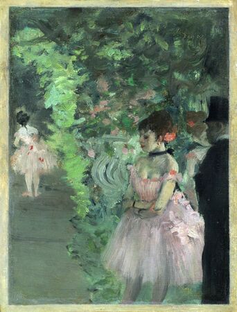 Edgar Degas - Tancerze za kulisami (1)