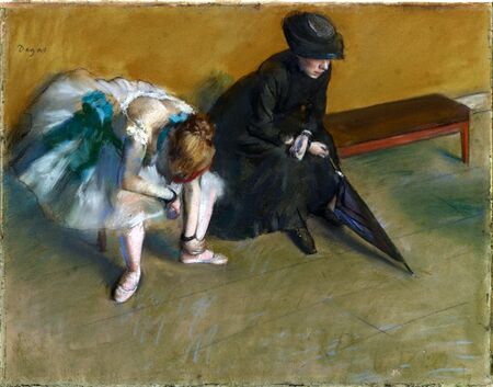 Edgar Degas - Wyczekiwanie (1)