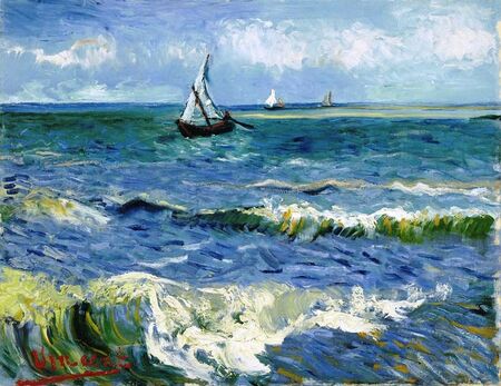 Vincent van Gogh - Krajobraz w pobliżu Saintes-Maries de la Mer (1)