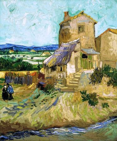 Vincent van Gogh - Stary młyn (1)
