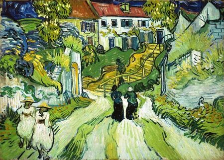 Vincent van Gogh - Schody do Auvers (1)