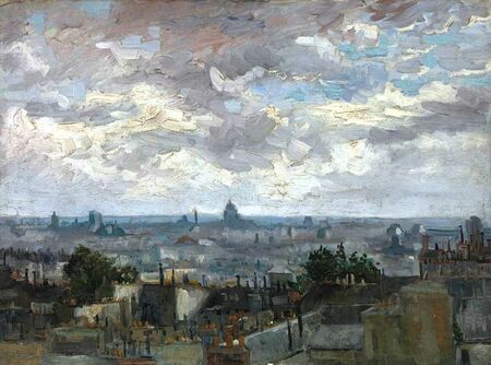 Vincent van Gogh - Widok Paryża (1)
