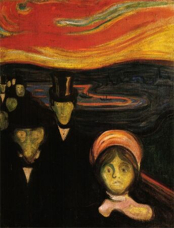 Edvard Munch - Niepokój (1)